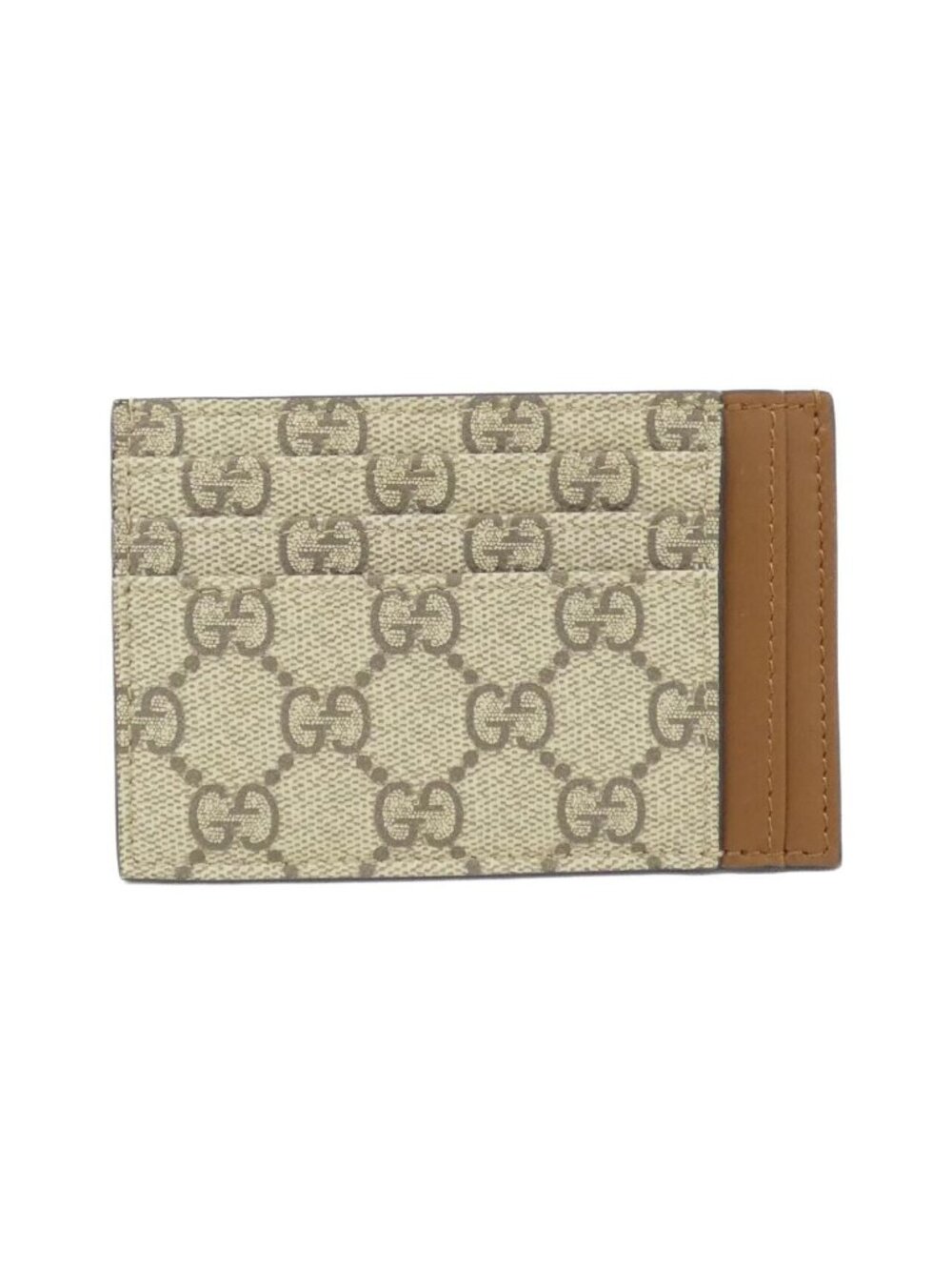 Gucci Card Case Holders Beige